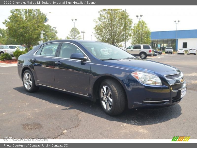 Imperial Blue Metallic / Ebony 2010 Chevrolet Malibu LT Sedan