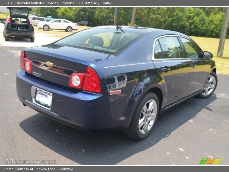 Imperial Blue Metallic / Ebony 2010 Chevrolet Malibu LT Sedan