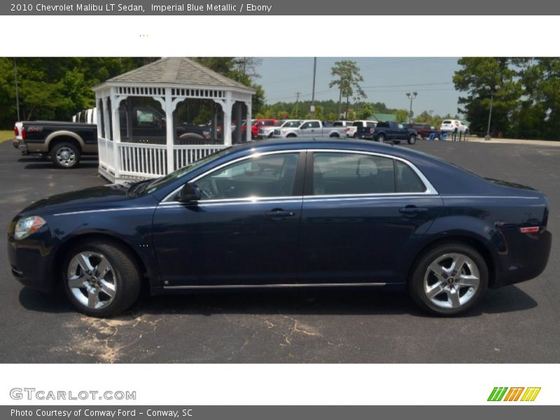 Imperial Blue Metallic / Ebony 2010 Chevrolet Malibu LT Sedan