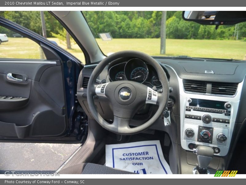 Imperial Blue Metallic / Ebony 2010 Chevrolet Malibu LT Sedan