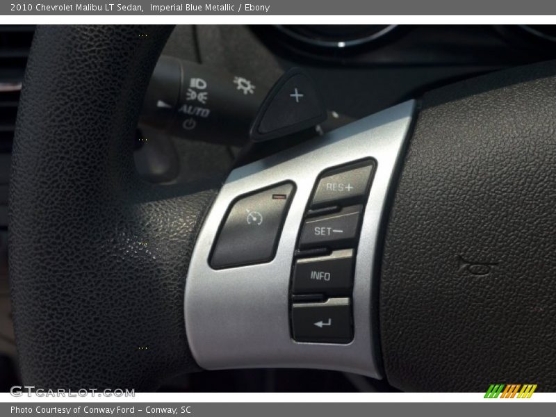 Imperial Blue Metallic / Ebony 2010 Chevrolet Malibu LT Sedan