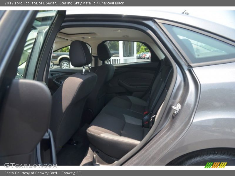 Sterling Grey Metallic / Charcoal Black 2012 Ford Focus SE SFE Sedan