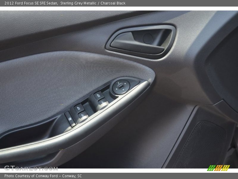 Sterling Grey Metallic / Charcoal Black 2012 Ford Focus SE SFE Sedan