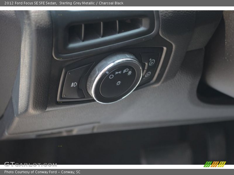 Sterling Grey Metallic / Charcoal Black 2012 Ford Focus SE SFE Sedan