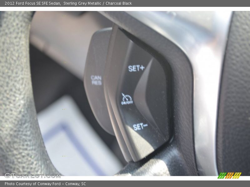 Sterling Grey Metallic / Charcoal Black 2012 Ford Focus SE SFE Sedan