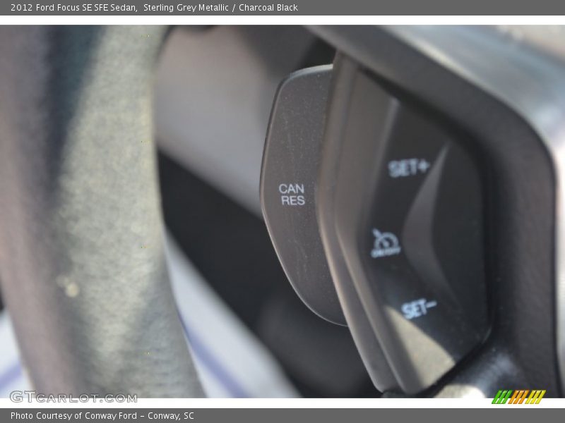 Sterling Grey Metallic / Charcoal Black 2012 Ford Focus SE SFE Sedan