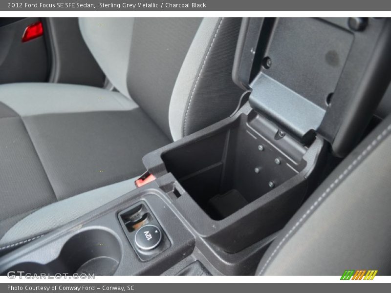 Sterling Grey Metallic / Charcoal Black 2012 Ford Focus SE SFE Sedan