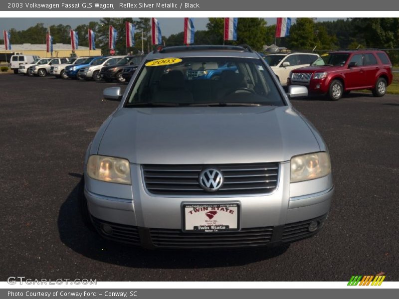 Reflex Silver Metallic / Black 2003 Volkswagen Passat GLS Wagon