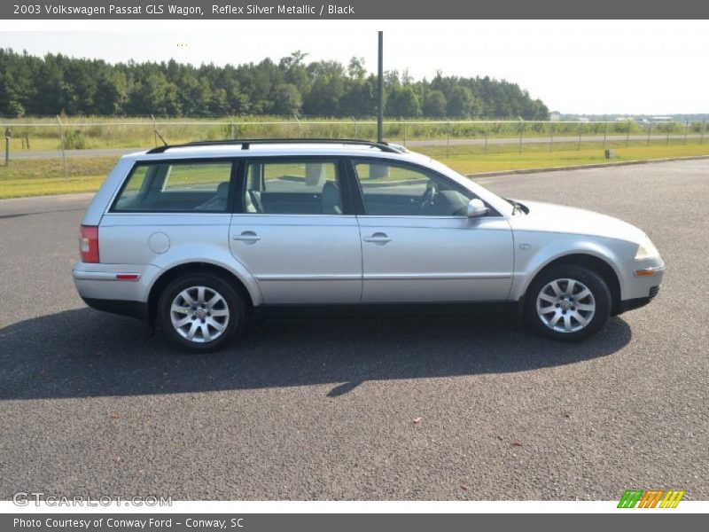 Reflex Silver Metallic / Black 2003 Volkswagen Passat GLS Wagon