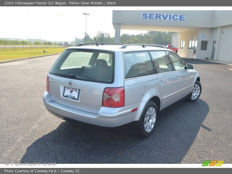 Reflex Silver Metallic / Black 2003 Volkswagen Passat GLS Wagon