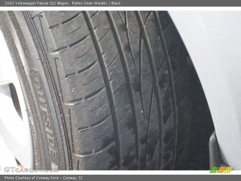Reflex Silver Metallic / Black 2003 Volkswagen Passat GLS Wagon