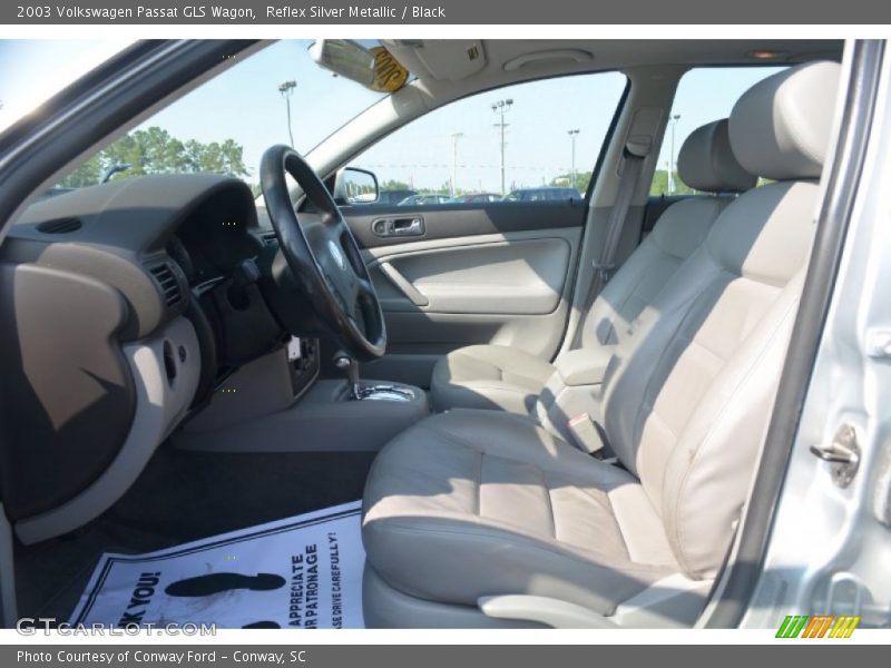 Reflex Silver Metallic / Black 2003 Volkswagen Passat GLS Wagon