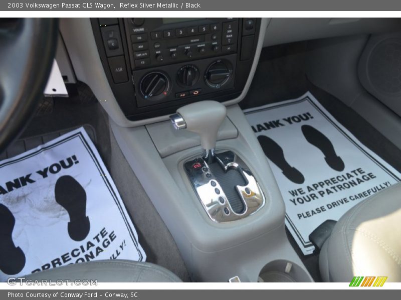 Reflex Silver Metallic / Black 2003 Volkswagen Passat GLS Wagon