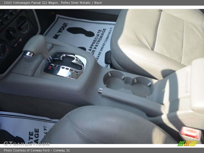 Reflex Silver Metallic / Black 2003 Volkswagen Passat GLS Wagon