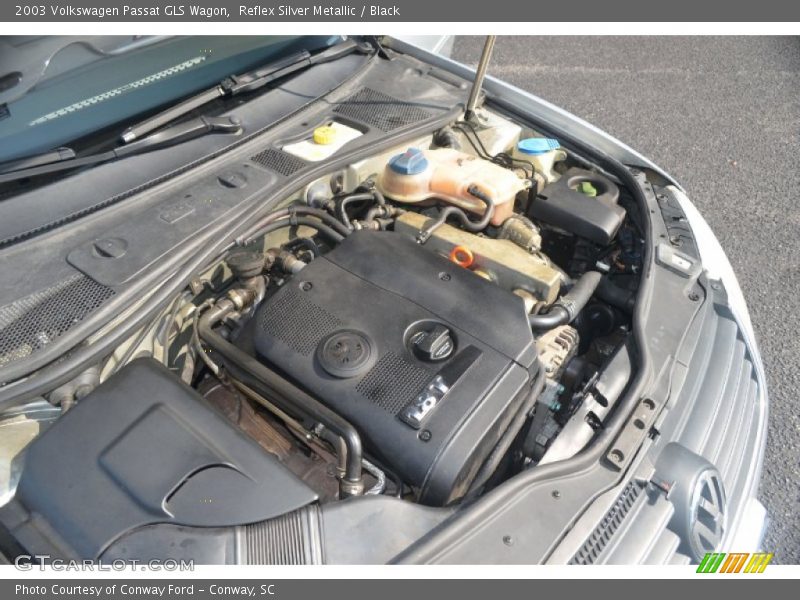 Reflex Silver Metallic / Black 2003 Volkswagen Passat GLS Wagon