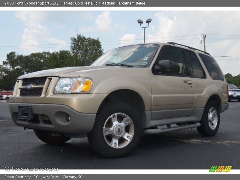 Front 3/4 View of 2003 Explorer Sport XLT