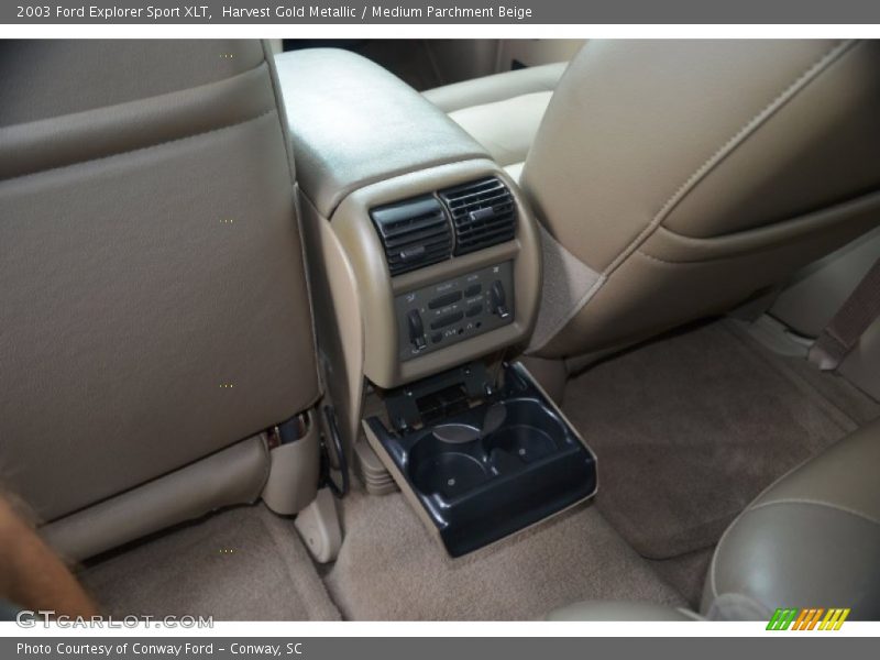 Harvest Gold Metallic / Medium Parchment Beige 2003 Ford Explorer Sport XLT