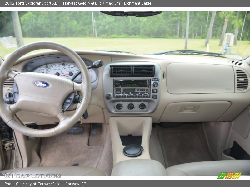 Dashboard of 2003 Explorer Sport XLT