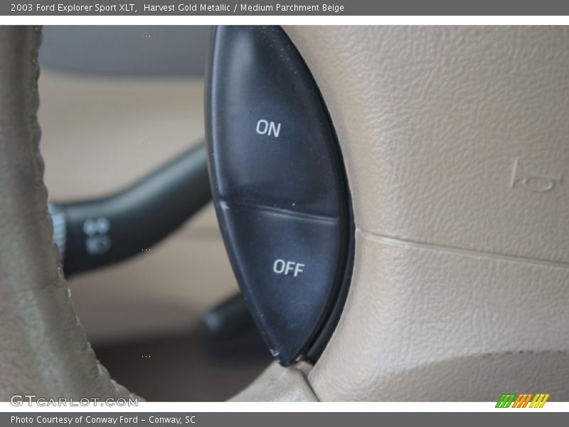 Controls of 2003 Explorer Sport XLT