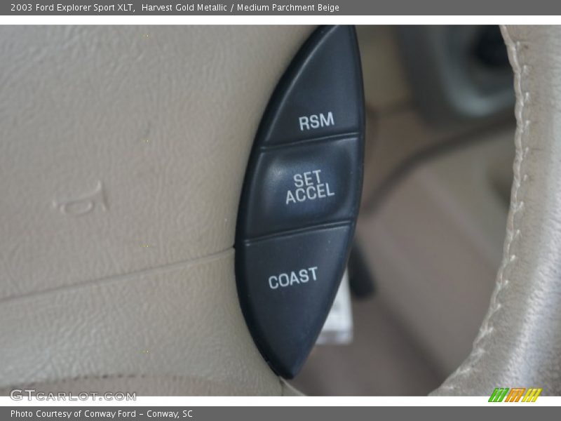 Controls of 2003 Explorer Sport XLT