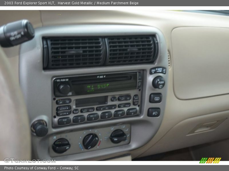 Controls of 2003 Explorer Sport XLT