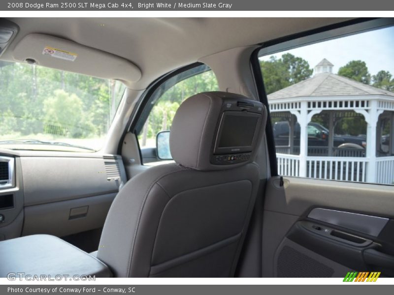 Bright White / Medium Slate Gray 2008 Dodge Ram 2500 SLT Mega Cab 4x4