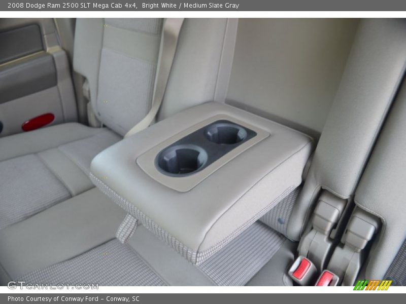 Bright White / Medium Slate Gray 2008 Dodge Ram 2500 SLT Mega Cab 4x4