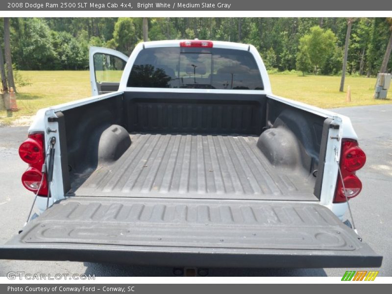 Bright White / Medium Slate Gray 2008 Dodge Ram 2500 SLT Mega Cab 4x4