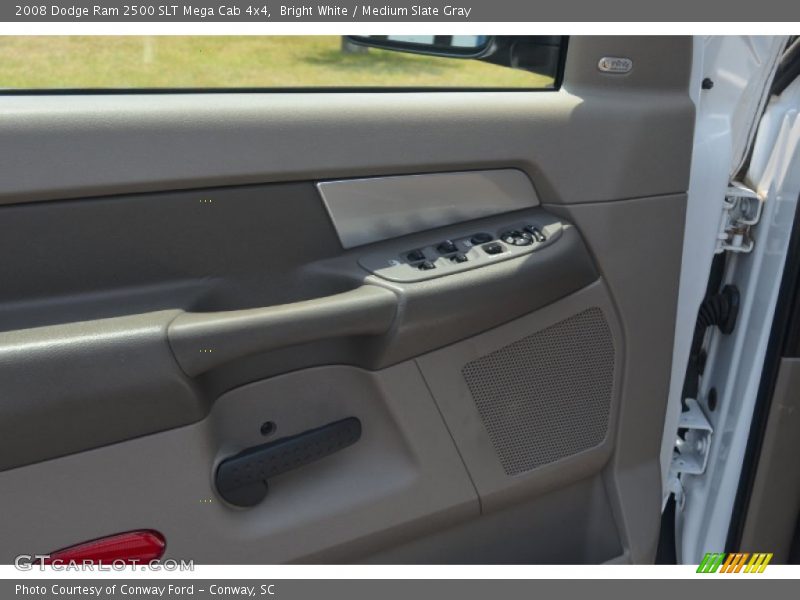 Bright White / Medium Slate Gray 2008 Dodge Ram 2500 SLT Mega Cab 4x4