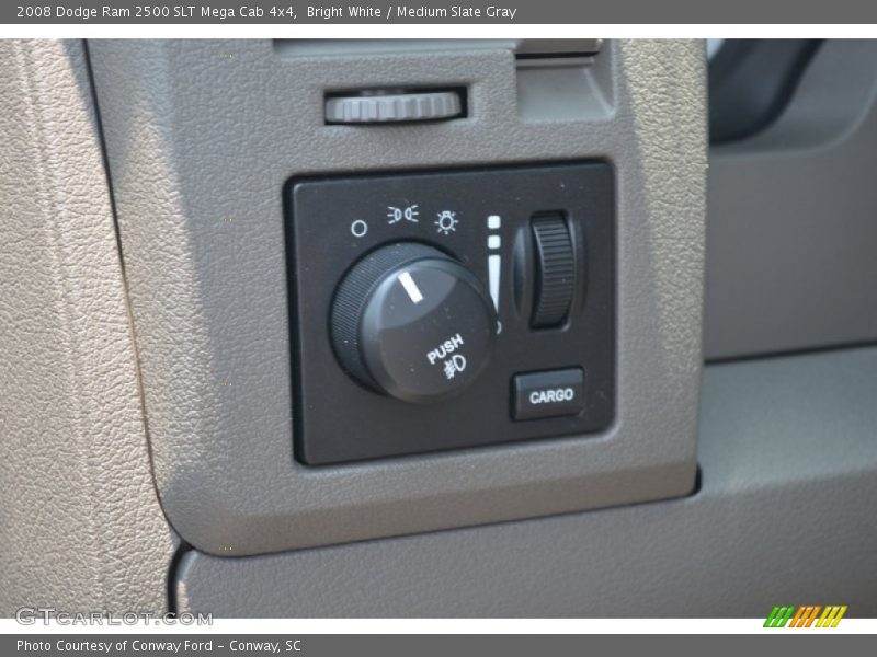 Bright White / Medium Slate Gray 2008 Dodge Ram 2500 SLT Mega Cab 4x4