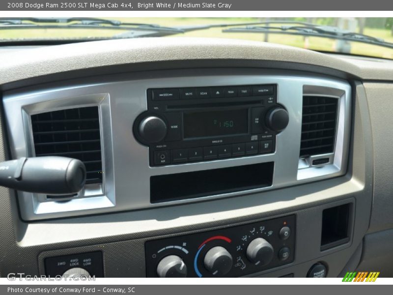 Bright White / Medium Slate Gray 2008 Dodge Ram 2500 SLT Mega Cab 4x4