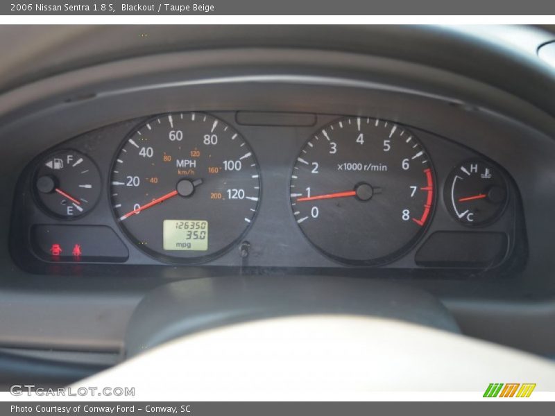 Blackout / Taupe Beige 2006 Nissan Sentra 1.8 S