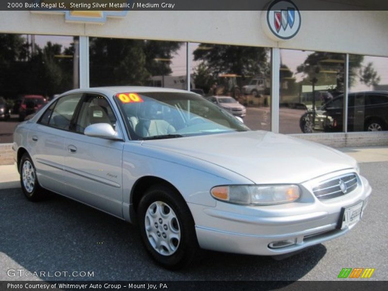 Sterling Silver Metallic / Medium Gray 2000 Buick Regal LS