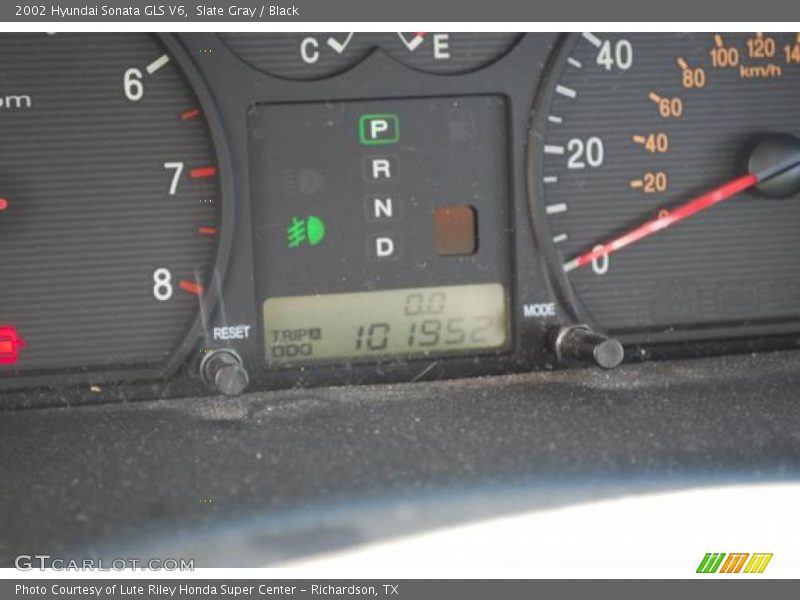 Slate Gray / Black 2002 Hyundai Sonata GLS V6