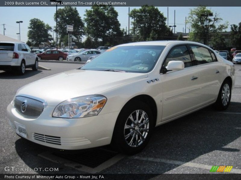 White Diamond Tri-coat / Cocoa/Cashmere 2009 Buick Lucerne CXL