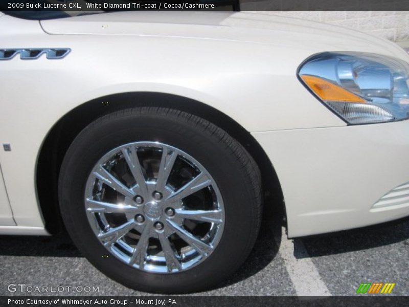White Diamond Tri-coat / Cocoa/Cashmere 2009 Buick Lucerne CXL