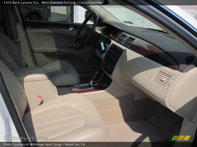 White Diamond Tri-coat / Cocoa/Cashmere 2009 Buick Lucerne CXL