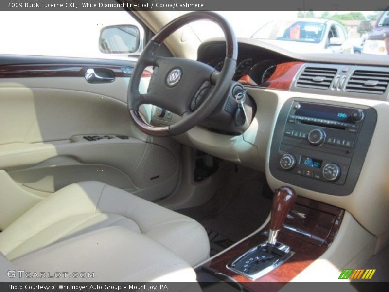 White Diamond Tri-coat / Cocoa/Cashmere 2009 Buick Lucerne CXL