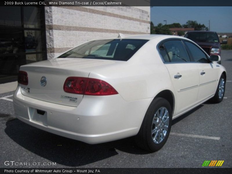 White Diamond Tri-coat / Cocoa/Cashmere 2009 Buick Lucerne CXL