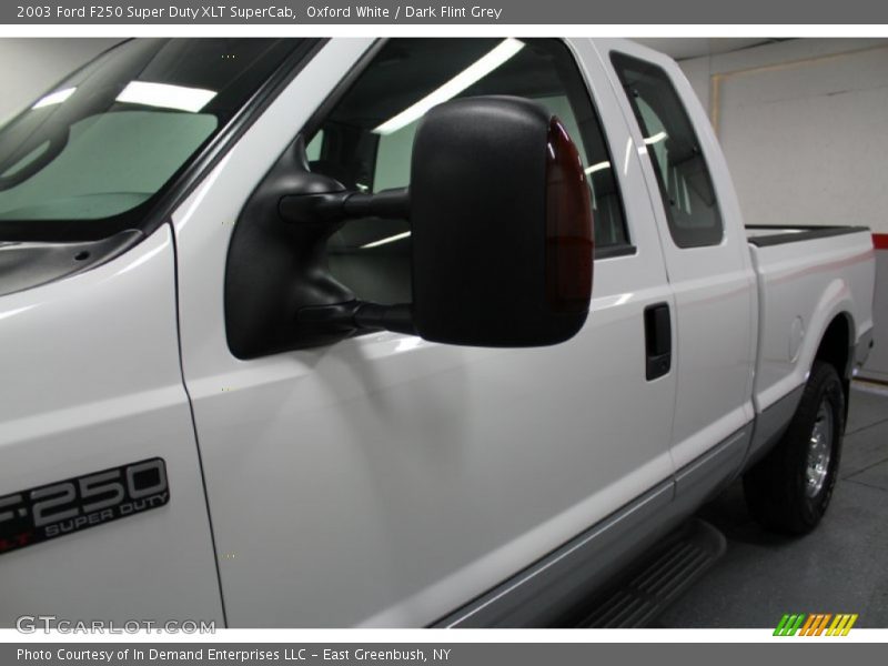 Oxford White / Dark Flint Grey 2003 Ford F250 Super Duty XLT SuperCab