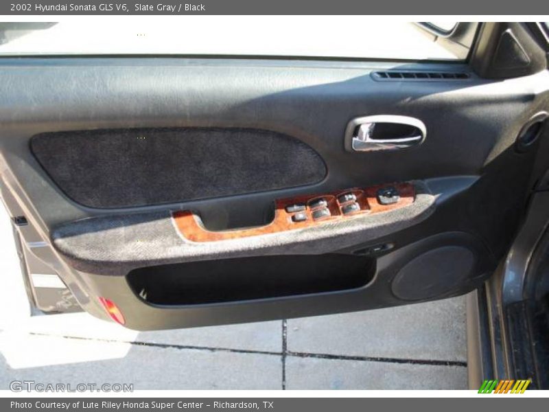 Slate Gray / Black 2002 Hyundai Sonata GLS V6
