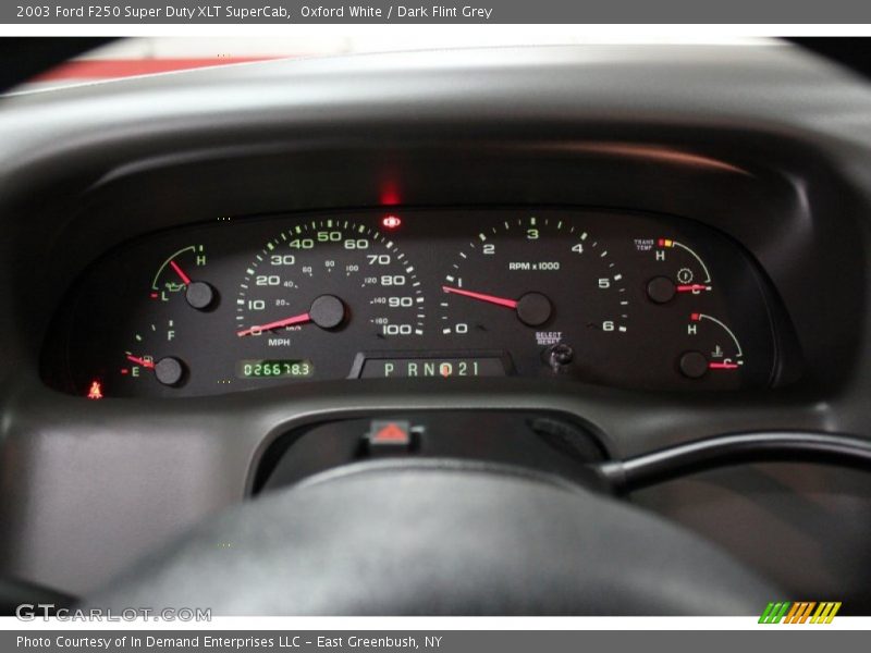  2003 F250 Super Duty XLT SuperCab XLT SuperCab Gauges