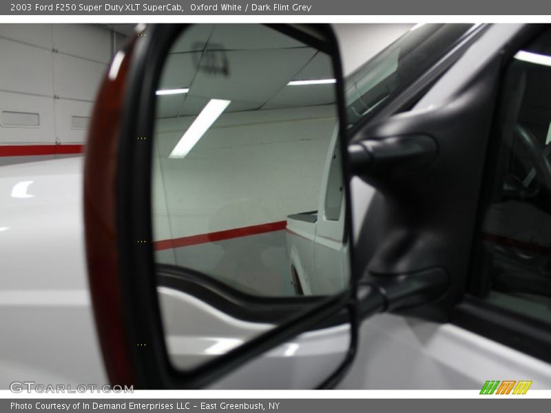 Oxford White / Dark Flint Grey 2003 Ford F250 Super Duty XLT SuperCab