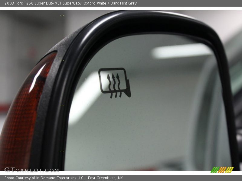 Oxford White / Dark Flint Grey 2003 Ford F250 Super Duty XLT SuperCab