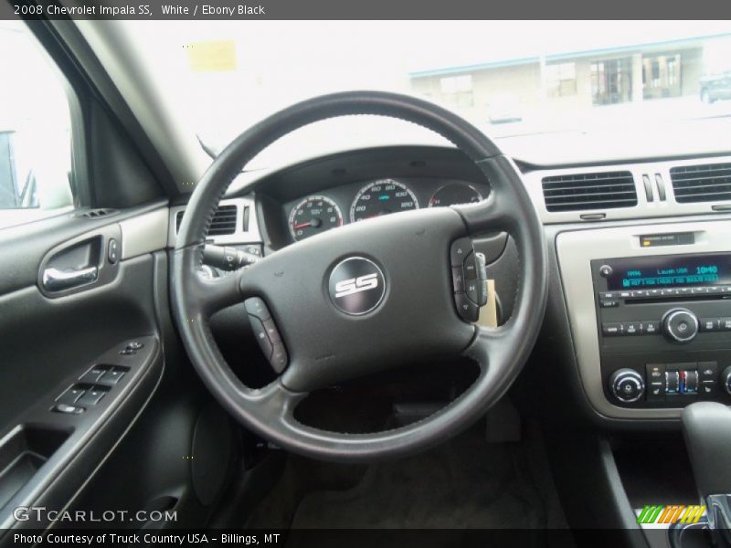 White / Ebony Black 2008 Chevrolet Impala SS