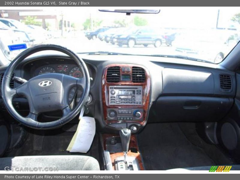 Slate Gray / Black 2002 Hyundai Sonata GLS V6