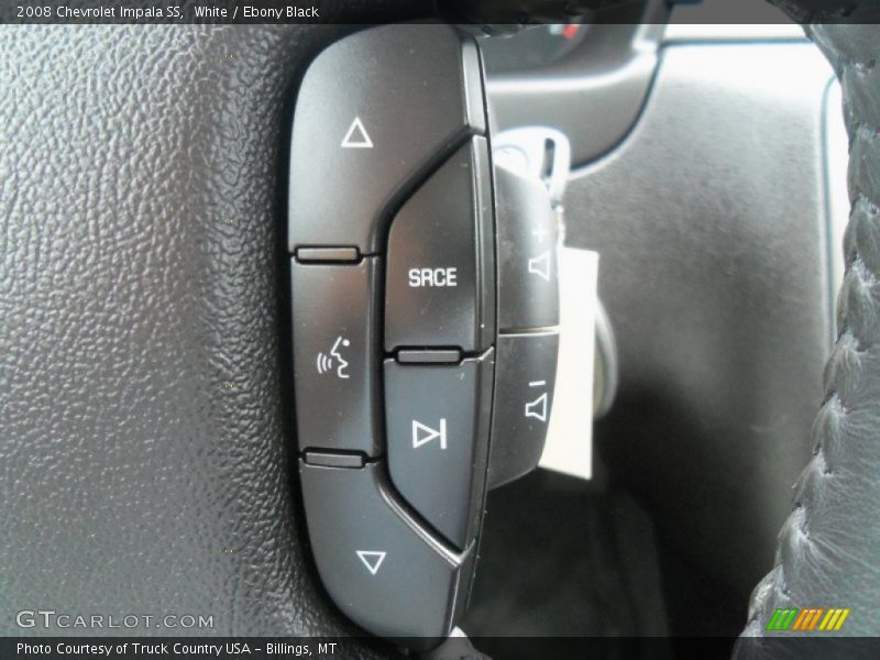 White / Ebony Black 2008 Chevrolet Impala SS
