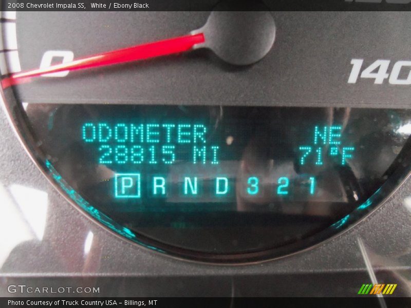 White / Ebony Black 2008 Chevrolet Impala SS