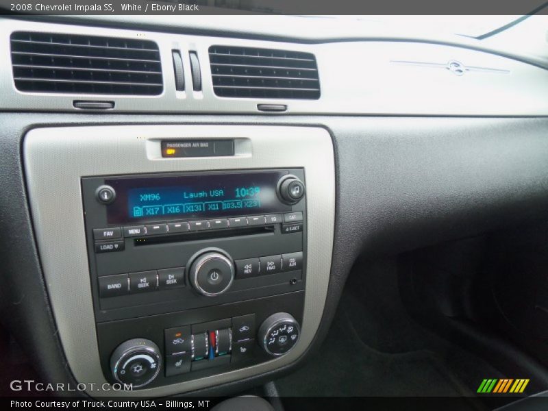 White / Ebony Black 2008 Chevrolet Impala SS