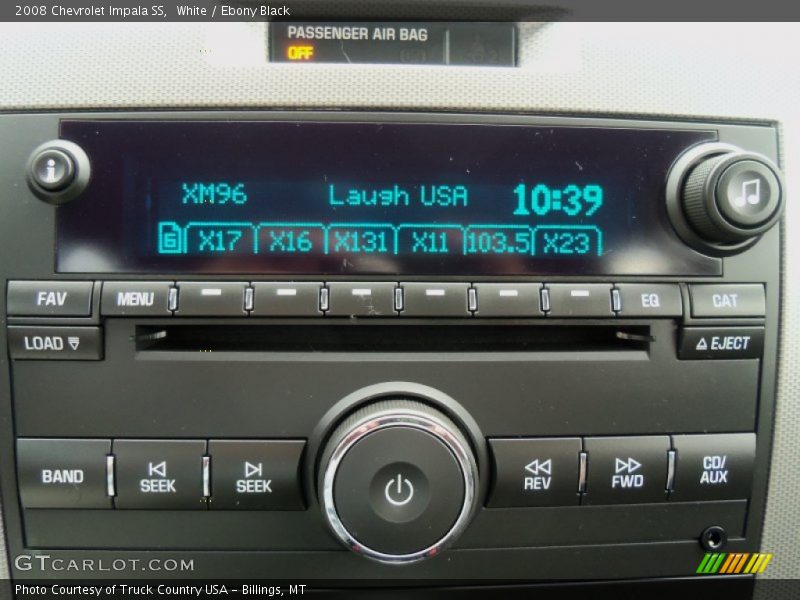 White / Ebony Black 2008 Chevrolet Impala SS